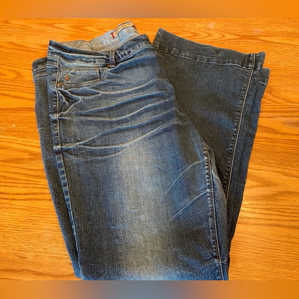 Vanilla Star Women's Boot Cut Jeans - Dark Blue